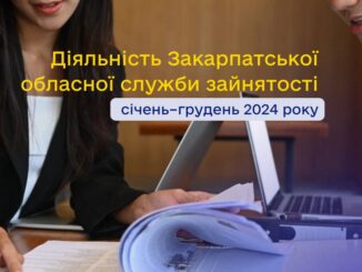 Закарпатська обласна служба зайнятості: підсумки роботи за 2024 рік_Ужгорожд24