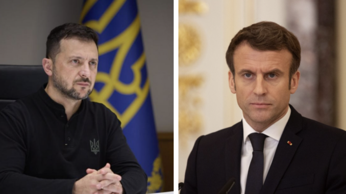 Зеленський і Макрон провели перемовини: дрони, ППО, винищувачі Mirage та вступ до ЄС