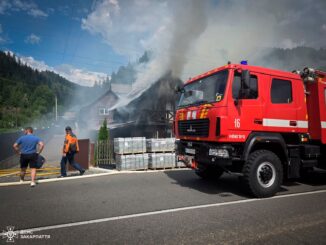 Пожежа в Соймах: рятувальники не допустили знищення житлового будинку