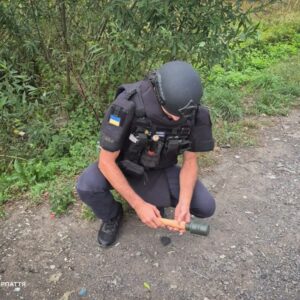 На Берегівщині водії виявили гранату часів Другої світової війни
