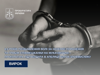Вдарив колишню ножем і пограбував: на Закарпатті суд залишив чинним вирок нападнику з Чинадійова