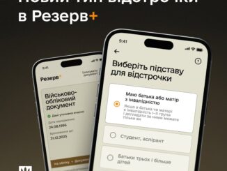 «Резерв+»: тепер відстрочку можна отримати автоматично для тих, чиї батьки мають інвалідність
