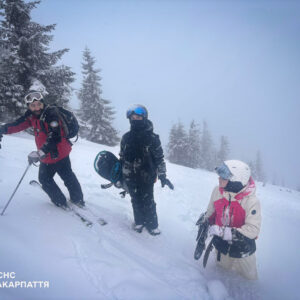 сноубордисти