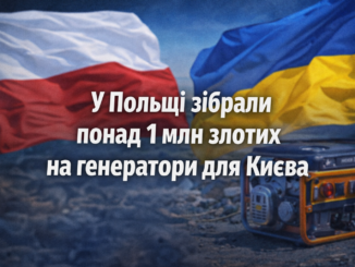 У Польщі зібрали понад 1 млн злотих на генератори для Києва