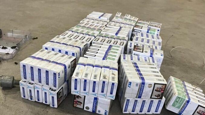 На кордоні зі Словаччиною викрили спробу контрабанди сигарет: автомобіль можуть конфіскувати