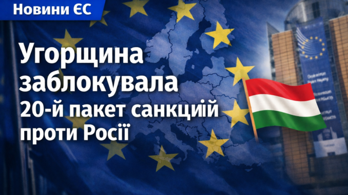 Угорщина заблокувала 20-й пакет санкцій проти Росії