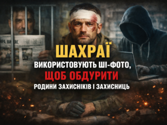 Шахраї використовують ШІ-фото, щоб обдурити родини Захисників і Захисниць