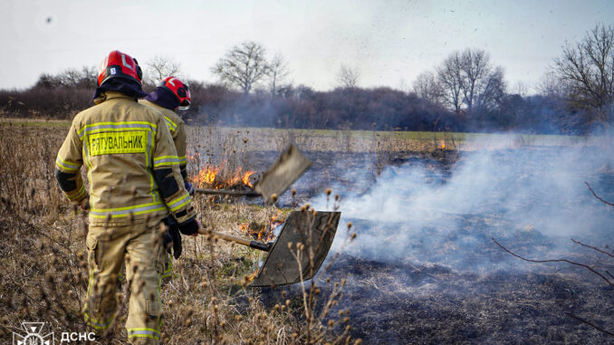 Весна з димом: за перший день березня на Закарпатті спалахнули сім пожеж в екосистемах