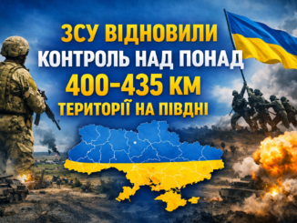 ЗСУ відновили контроль над понад 400 км території на півдні — Зеленський