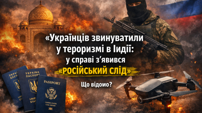 «Українців звинуватили у тероризмі в Індії: у справі з’явився “російський слід” — що відомо»