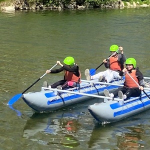 У Мукачеві на березі Латориці відбувся етап туристичної спартакіади з водного туризму