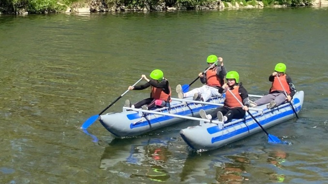 У Мукачеві на березі Латориці відбувся етап туристичної спартакіади з водного туризму