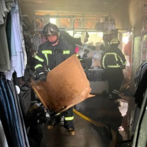 В Іршаві під час обідньої перерви загорівся магазин