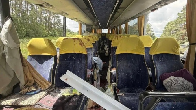 Україна заперечила причетність до атаки на автобус із дітьми в Брянській області