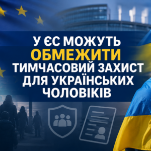У ЄС обговорюють можливе обмеження тимчасового захисту для українських чоловіків призовного віку