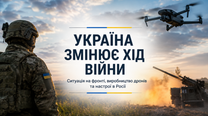 Україна виготовить 10 мільйонів дронів у 2026 році, а Росія втрачає ініціативу на фронті — Зеленський