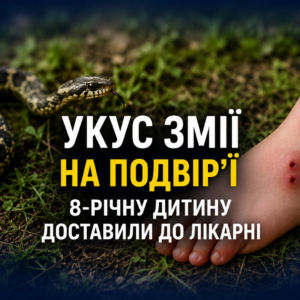 Укус змії на подвір’ї