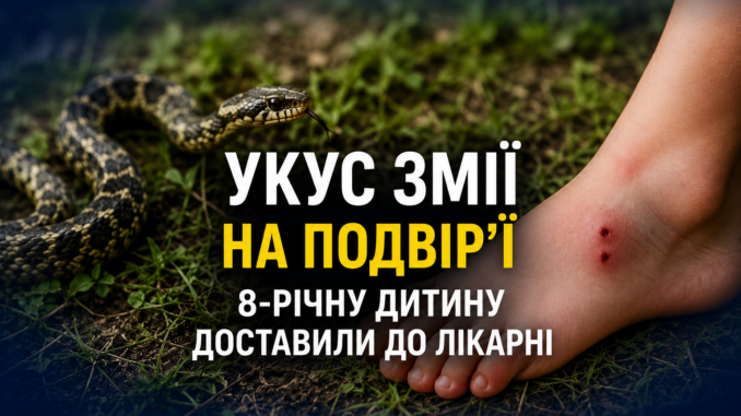 Укус змії на подвір’ї