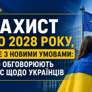 Захист до 2028 року, але з новими умовами: що обговорюють у ЄС щодо українців