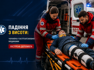 Падіння з чотириметрової висоти: на Закарпатті медики екстрено госпіталізували 32-річного чоловіка