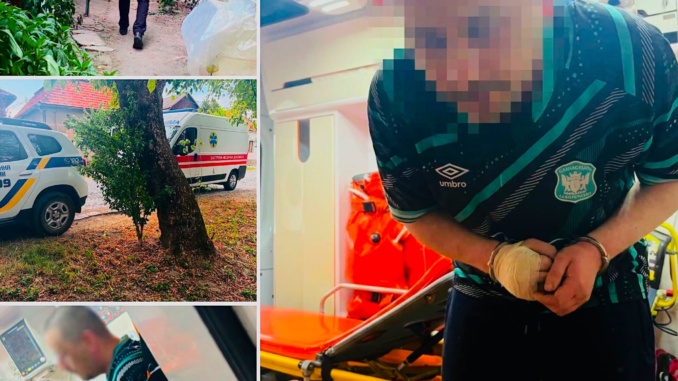 У Берегові медики та поліцейські врятували чоловіка з важкою травмою руки