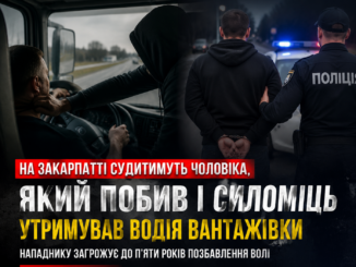 На Закарпатті судитимуть чоловіка, який побив і силоміць утримував водія вантажівки