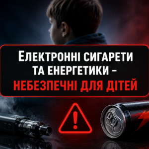 Електронні сигарети та енергетики - небезпечні для дітей