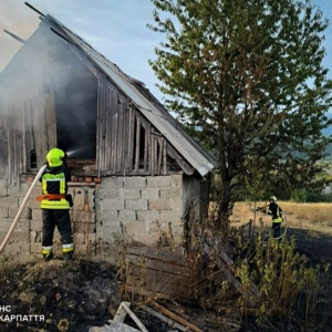 На Ужгородщині сухостій спричинив пожежу